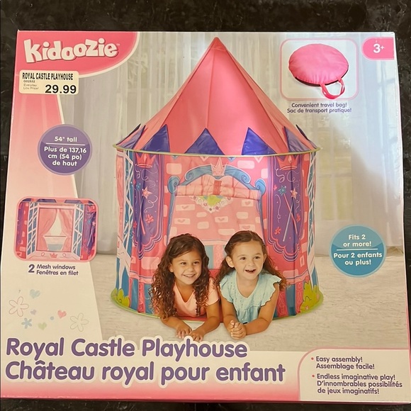 Princess Royal Castle Playhouse Pink and Purple Imagination Play - New In Box - Picture 1 of 8